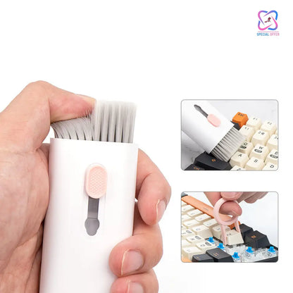 7 in 1 Computer Keyboard Cleaner Brush Kit Earphone Cleaning