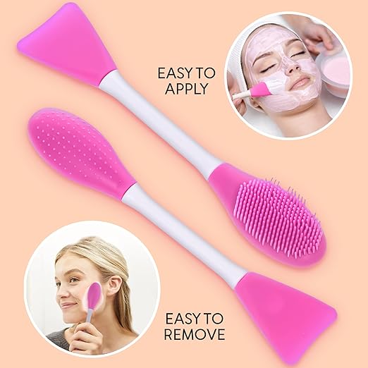 Silicone Facial Mud Mask Applicator Brush (Pack off 2)